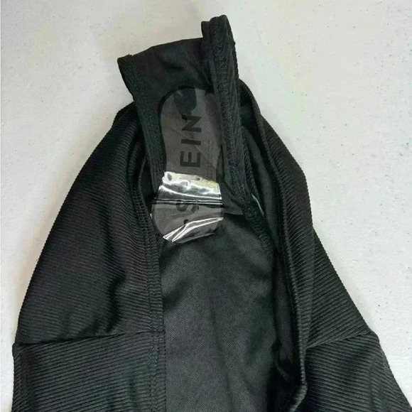 NEW SHEIN black ribbed cheeky swim bottoms, size 2XL - Picture 6 of 6